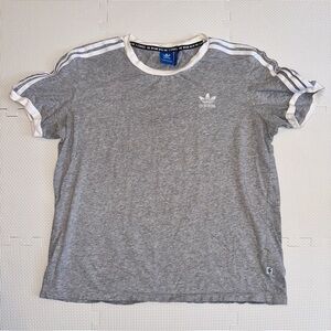 Adidas Heather Gray Short Sleeve Tee